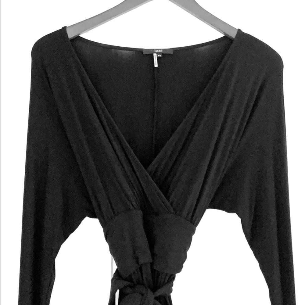 Little black wrap dress